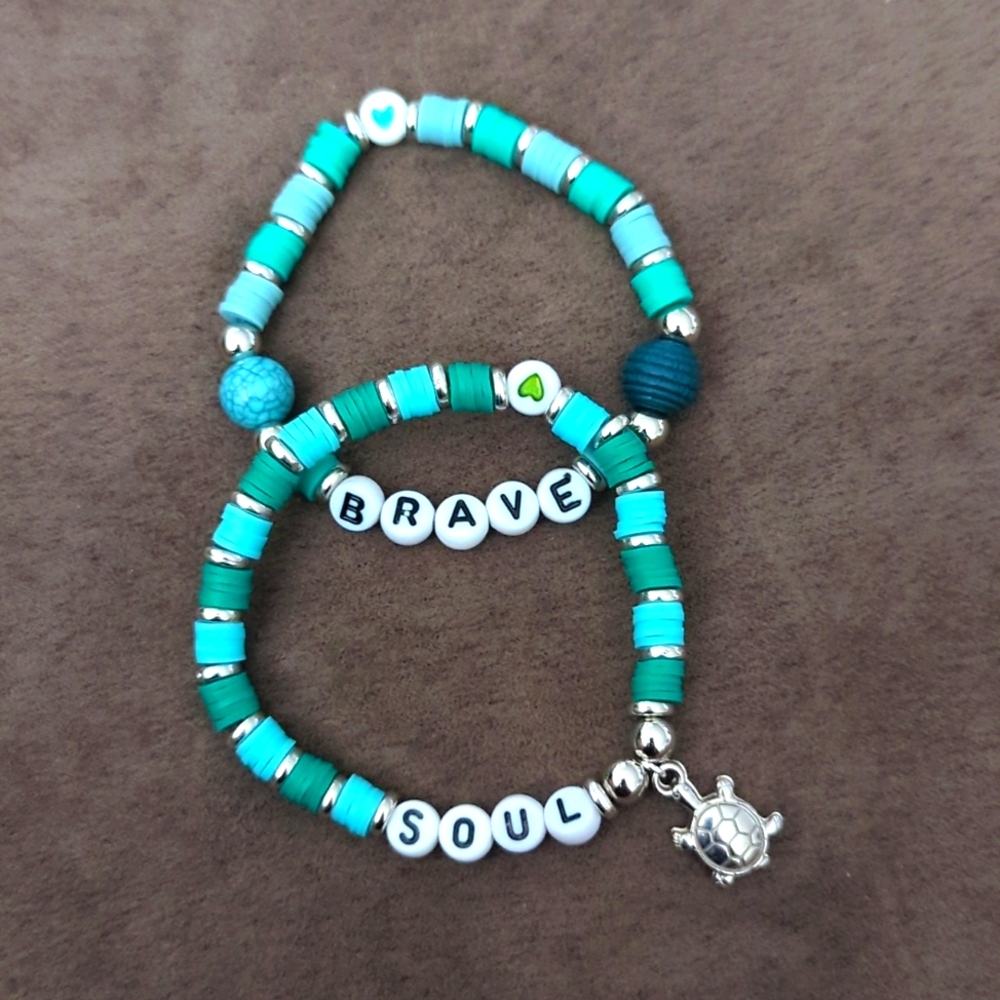 Inspirational Heishi Bracelet